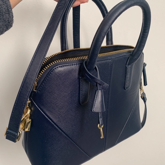 ZARA navy handbag - Picture 2 of 5
